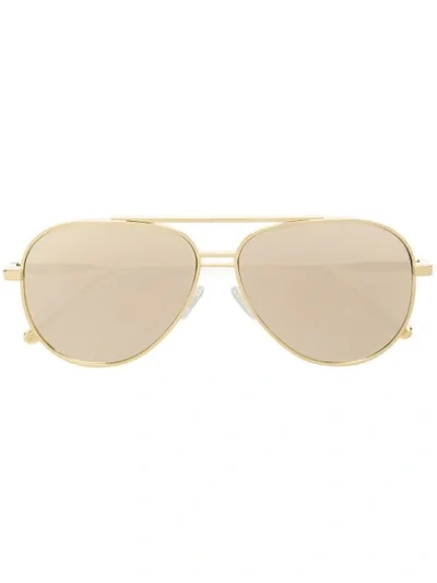 Shop Ill.i William Aviator Sunglasses In Metallic