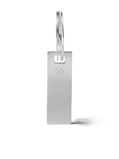 Shop Le Gramme Le 13 Grammes Keyring In Silver