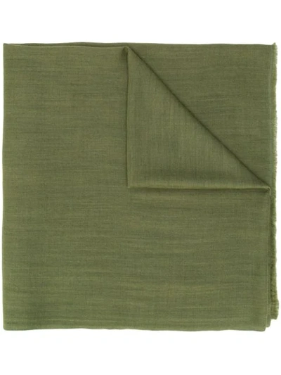 Shop Holland & Holland Aune Scarf In Green