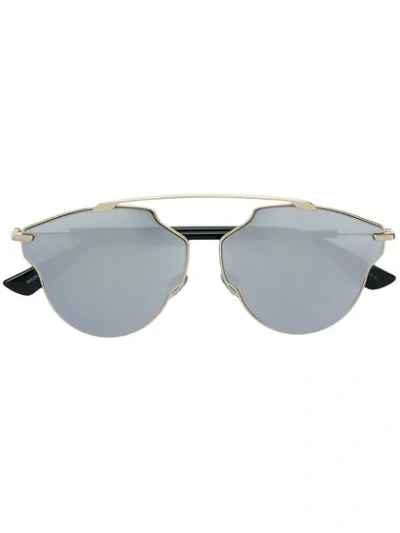 Shop Dior So Real Pop Sunglasses In Black