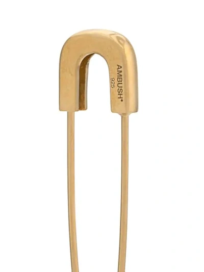 Shop Ambush Safety Pin Earring In Gold