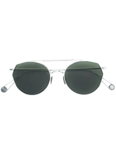 Shop Ahlem Place Carre Sunglasses - Metallic