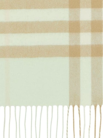 Shop Burberry The Classic Check Cashmere Scarf In Neutrals