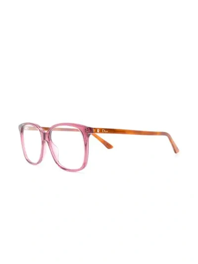 Shop Dior Montaigne 55 Glasses In Pink