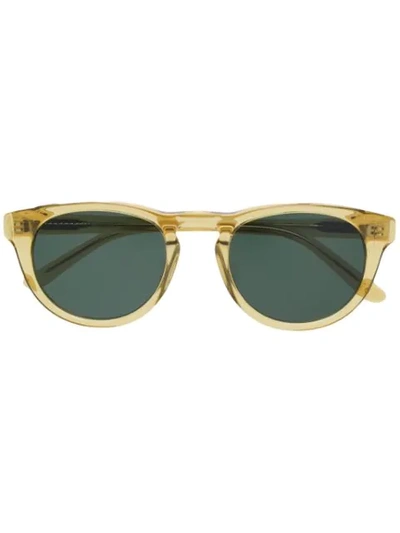 Shop Han Kjobenhavn Timeless Sunglasses In Yellow