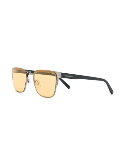 Shop Dsquared2 Clem Sunglasses In Black