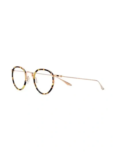 Shop Barton Perreira Aalto Glasses In Gold