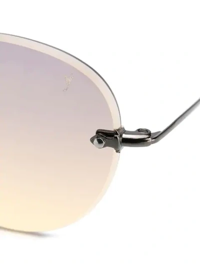 Shop Eyepetizer Cary Sunglasses In Grey