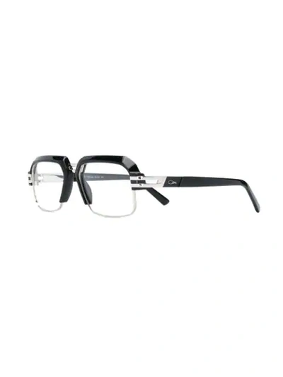 Shop Cazal Classic Square Glasses In Black