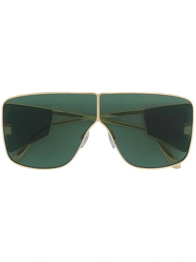 Shop Tom Ford Spector Sunglasses In Gold