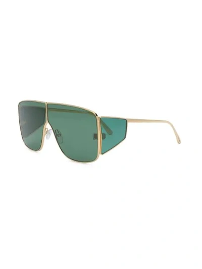 Shop Tom Ford Spector Sunglasses In Gold