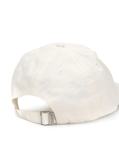 Shop Acne Studios Carliy Dye Baseball Cap In White