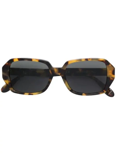 Shop Retrosuperfuture Square Sunglasses In Brown