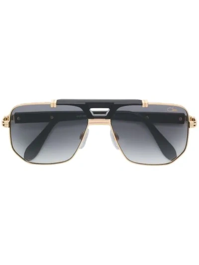 Shop Cazal 990 Sunglasses In Black