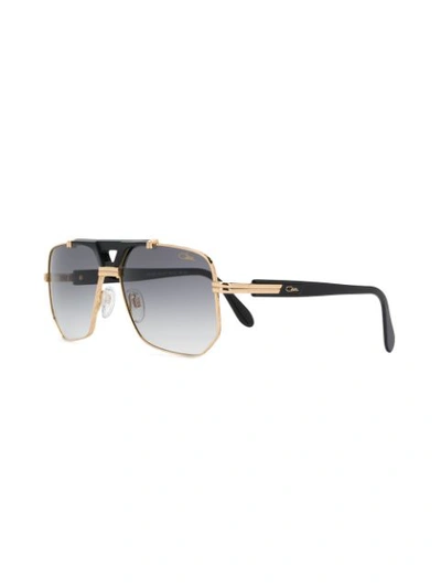 Shop Cazal 990 Sunglasses In Black