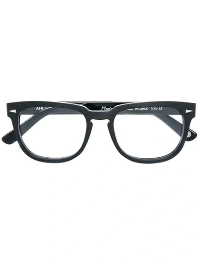Shop Ahlem Oversized Acetate Glasses In Black