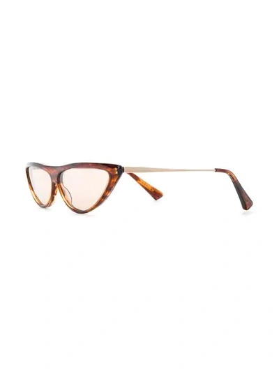 Shop Christian Roth Rina Sunglasses In Brown