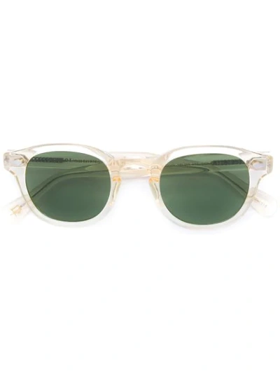 Shop Moscot Lemtosh Sunglasses In Yellow