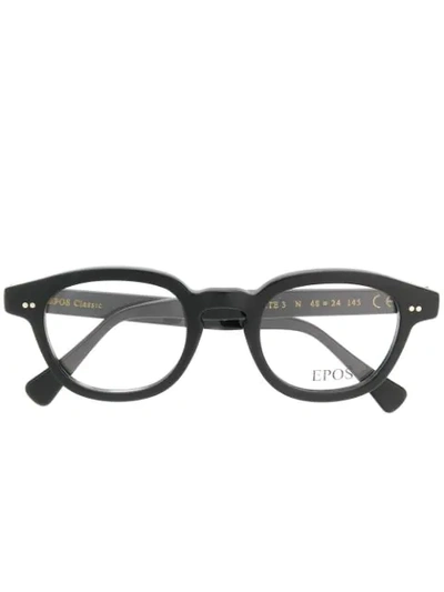 EPOS 圆框眼镜 - 黑色