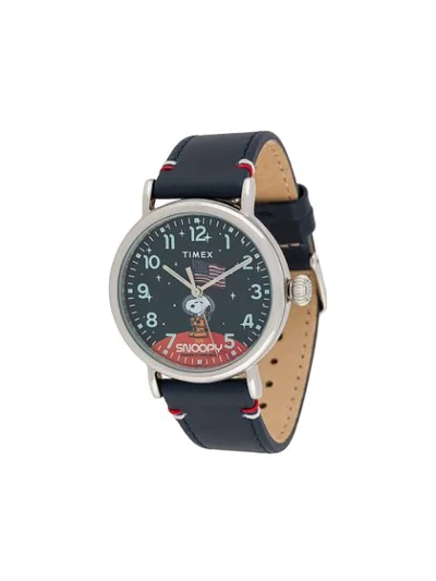 Shop Timex Standard 40mm Watch In Blue