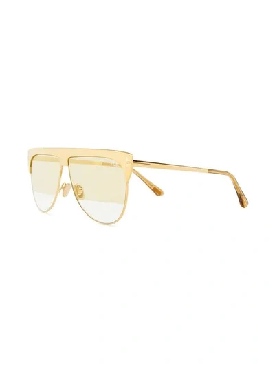 Shop Tom Ford Special Edition Winter Sunglasses In Gold