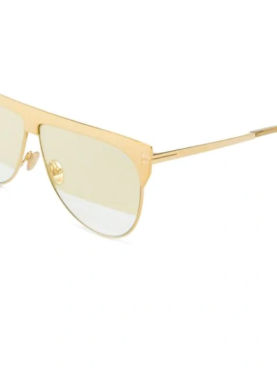 Shop Tom Ford Special Edition Winter Sunglasses In Gold