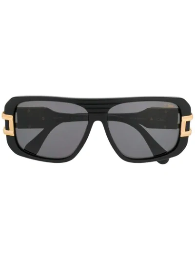 Shop Cazal Aviator Sunglasses In Black