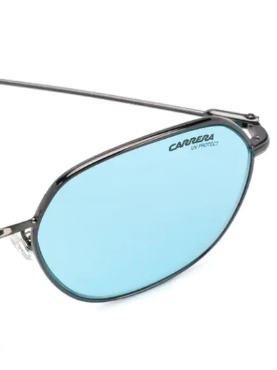 Shop Carrera Square Tinted Sunglasses In Black