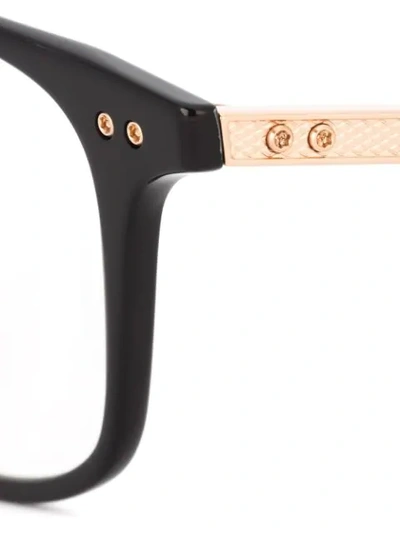 Shop Dita Eyewear 'buckeye' Optical Frames In Black