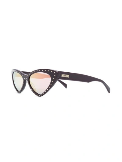 Shop Moschino Eyewear Mos006/s Sunglasses - Pink