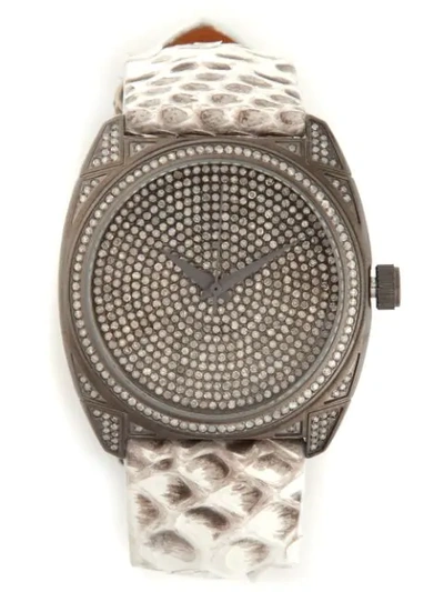 Shop Christian Koban 'dom' Diamond Watch In White