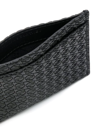 Shop Stella Mccartney Embossed Cardholder - Black