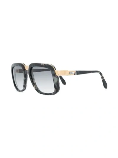 Shop Cazal Oversize Square Sunglasses In Black