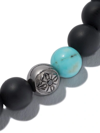 Shop Shamballa Jewels 18kt Weissgoldarmband Mit Schwarzem Diamant - Black, Grey, Turquoise