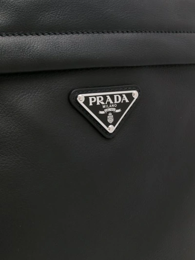 Shop Prada Large Messenger Bag In Black