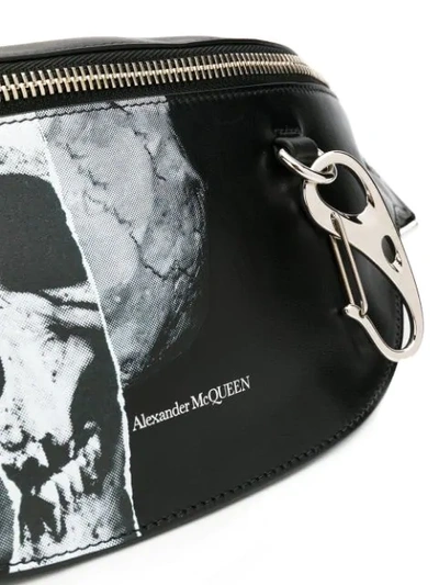 ALEXANDER MCQUEEN SKULL-PRINT BELT BAG - 黑色