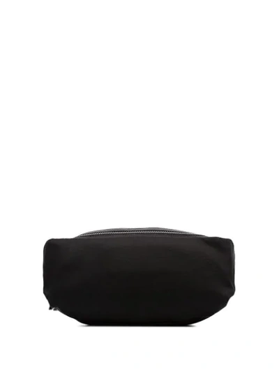 Shop Versace Greek Key Embossed Belt Bag In Black