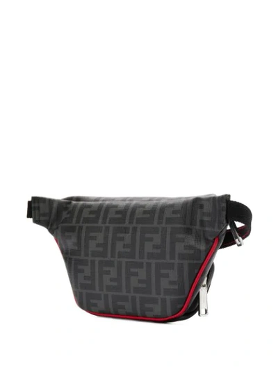 Shop Fendi Ff-motif Belt Bag In Black