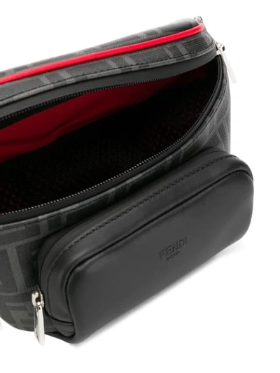 Shop Fendi Ff-motif Belt Bag In Black