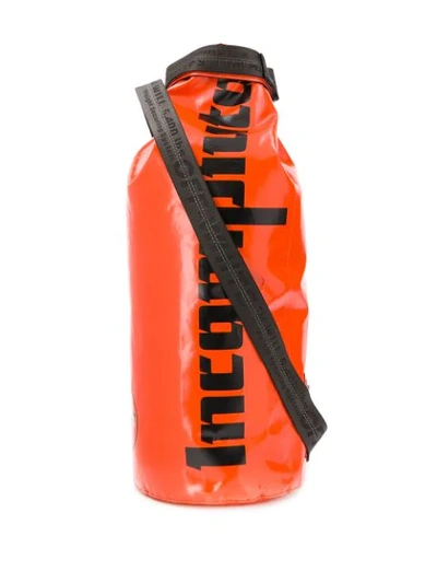 Shop Off-white Incompiuto Duffel Bag In Orange