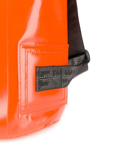 Shop Off-white Incompiuto Duffel Bag In Orange