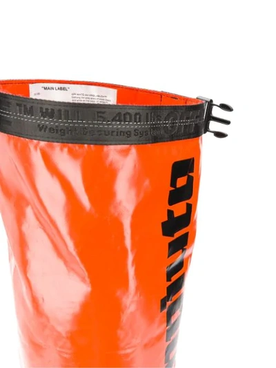 Shop Off-white Incompiuto Duffel Bag In Orange