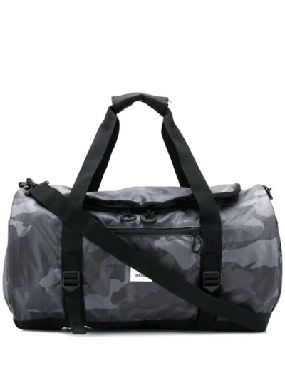 Shop Adidas Originals Soft Shell Duffle Bag In Grey