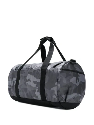 Shop Adidas Originals Soft Shell Duffle Bag In Grey