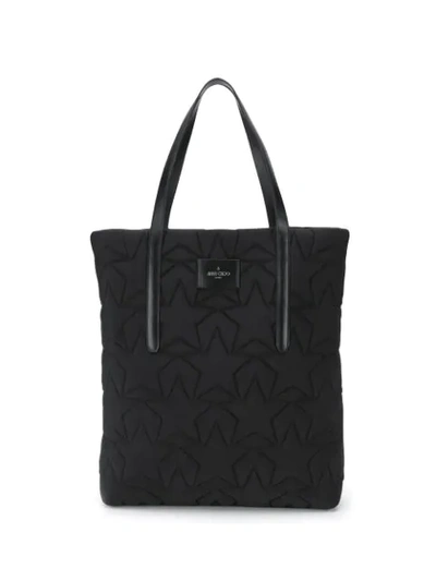 JIMMY CHOO QUILTED PIMLICO TOTE - 黑色