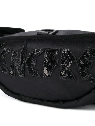 Shop Gucci '80s Patch Belt Bag In Black