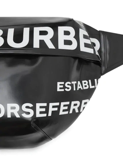 Shop Burberry Horseferry-print Belt Bag In Black