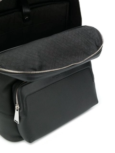 Shop Bottega Veneta Textured Backpack In Black