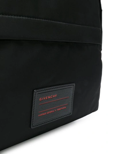 Shop Givenchy Logo Strap Messenger Bag In Black