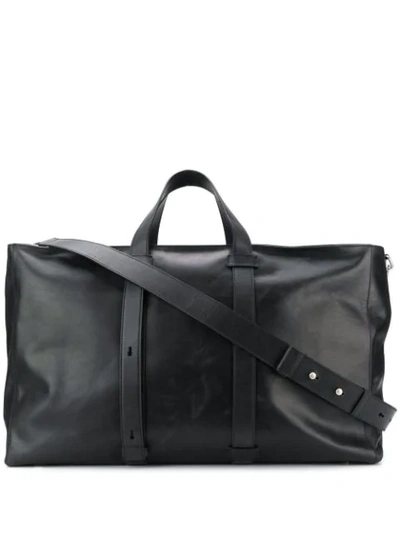 Shop Orciani Large Square Holdall In Black